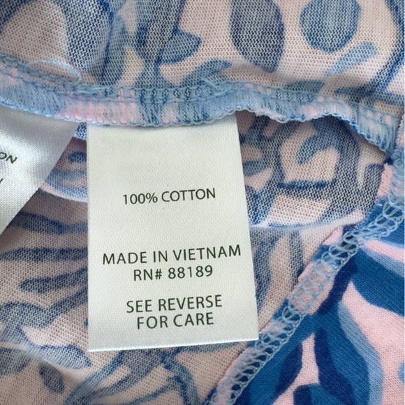 NWT Lilly Pulitzer Haydn Shift Dress Calla Lilly Pink High Tides Good Vibes Sz M - Picture 10 of 10